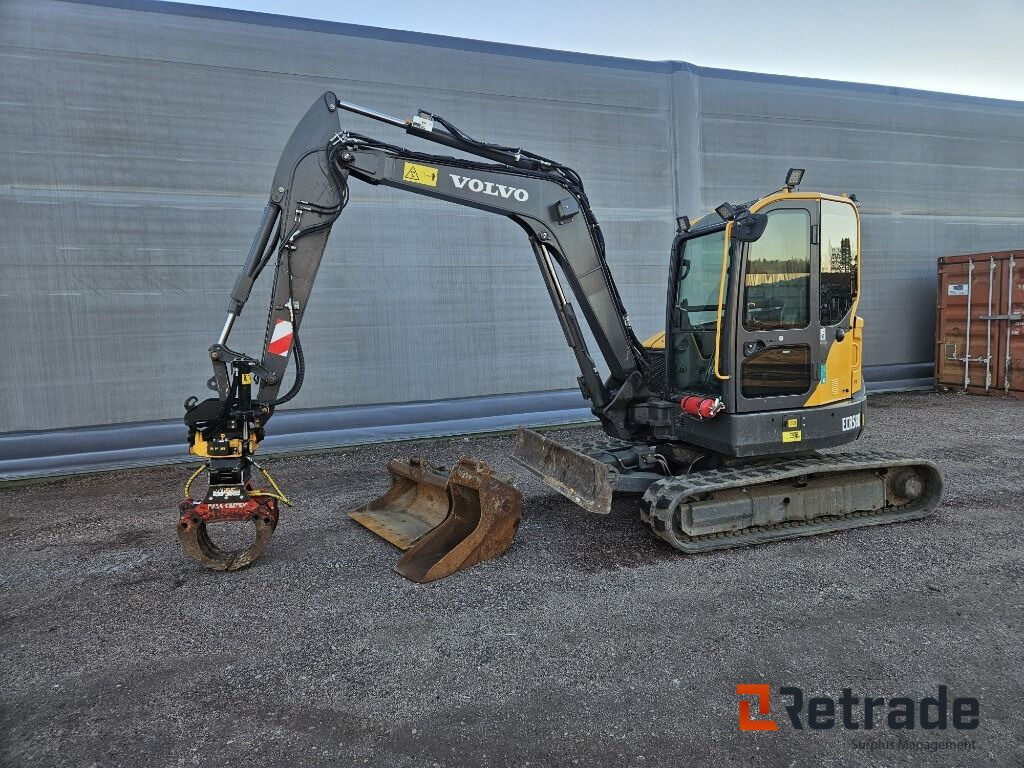 Grävmaskin Volvo ECR58D Tiltrotator Redskap - Строительная техника: фото 1 Grävmaskin Volvo ECR58D Tiltrotator Redskap - Строительная техника: фото 1