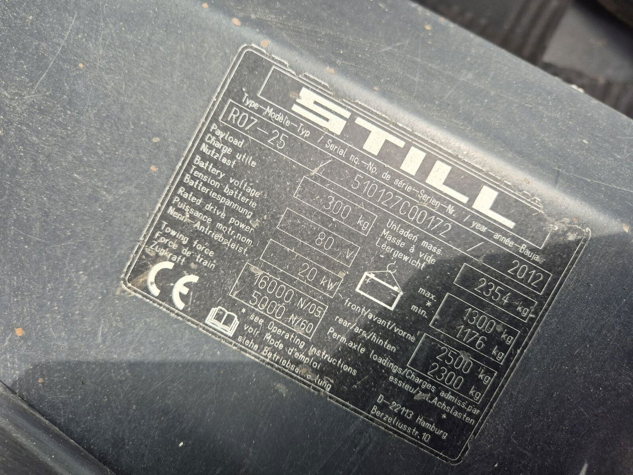 Складской тягач STILL R 07-25 , NO Battery , NEW Tires: фото 18