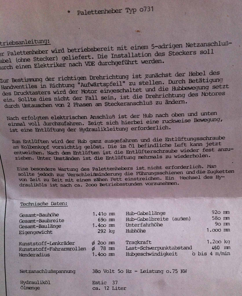 Two electric pallet lifters Butler 1200 - Тележка: фото 4 Two electric pallet lifters Butler 1200 - Тележка: фото 4