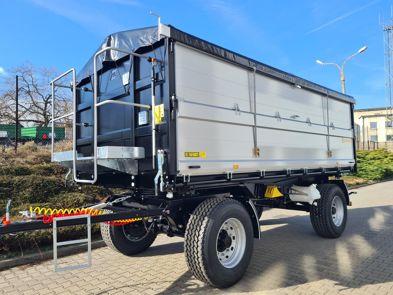 Zaslaw D737-14XL, 18T, 21m3 - Сельскохозяйственный прицеп-самосвал: фото 1 Zaslaw D737-14XL, 18T, 21m3 - Сельскохозяйственный прицеп-самосвал: фото 1