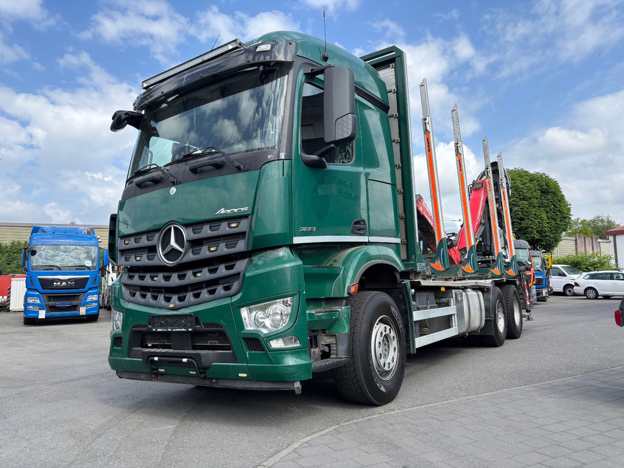 Mercedes-Benz Arocs 6x4/Kran Cranab TZ 12.2 - Лесовоз, Автоманипулятор: фото 3 Mercedes-Benz Arocs 6x4/Kran Cranab TZ 12.2 - Лесовоз, Автоманипулятор: фото 3