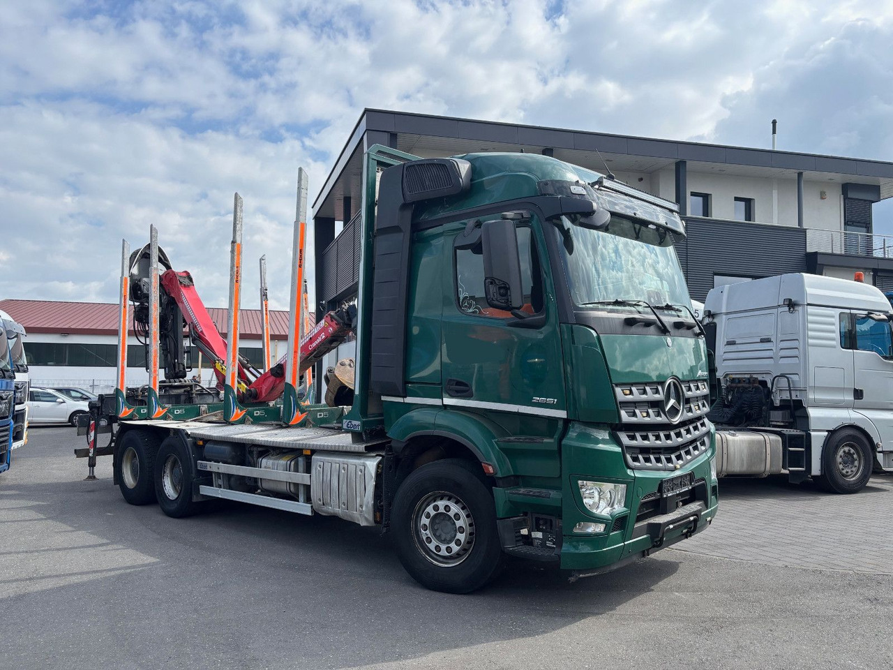 Mercedes-Benz Arocs 6x4/Kran Cranab TZ 12.2 - Лесовоз, Автоманипулятор: фото 5 Mercedes-Benz Arocs 6x4/Kran Cranab TZ 12.2 - Лесовоз, Автоманипулятор: фото 5