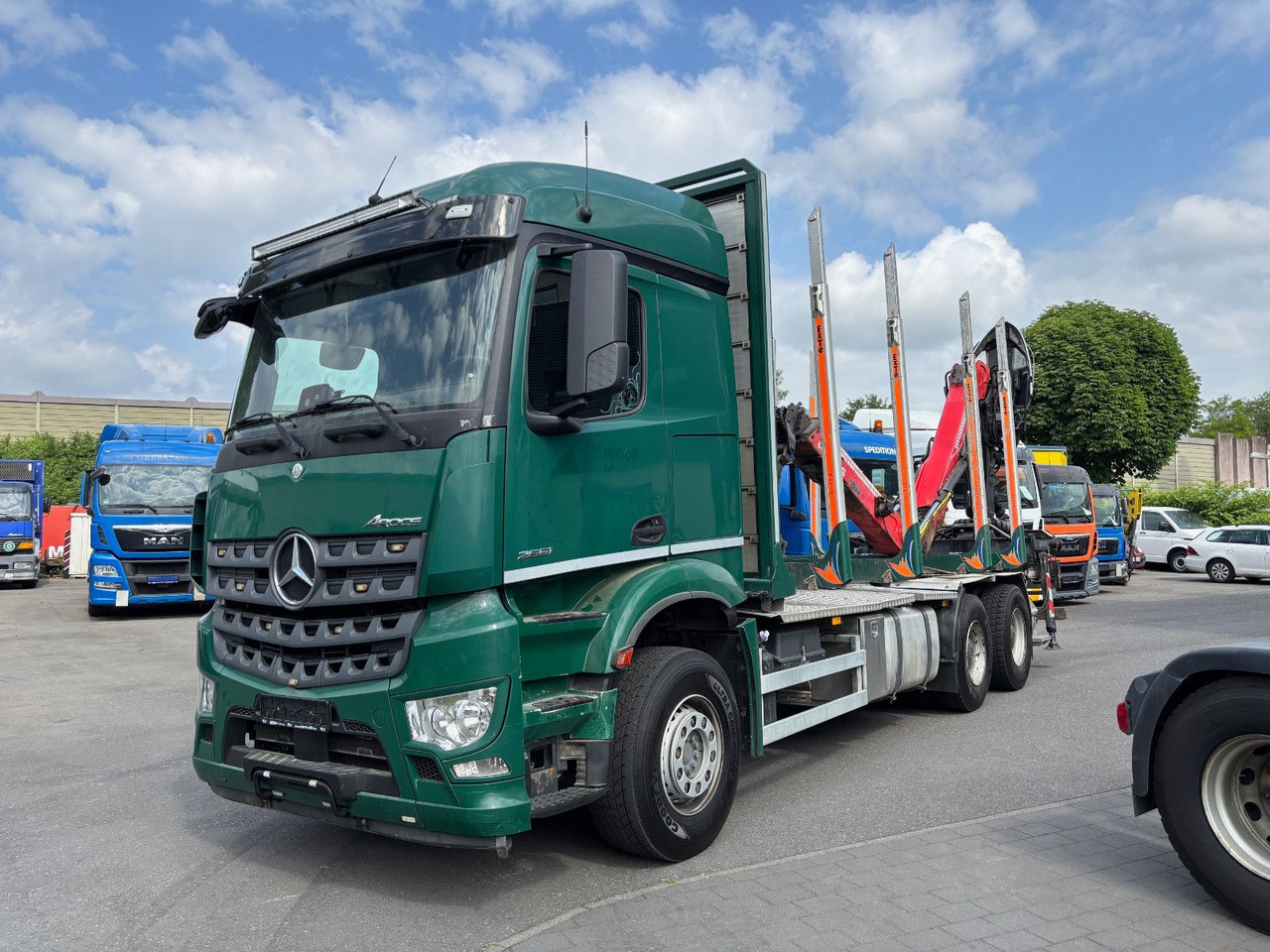 Mercedes-Benz Arocs 6x4/Kran Cranab TZ 12.2 - Лесовоз, Автоманипулятор: фото 4 Mercedes-Benz Arocs 6x4/Kran Cranab TZ 12.2 - Лесовоз, Автоманипулятор: фото 4