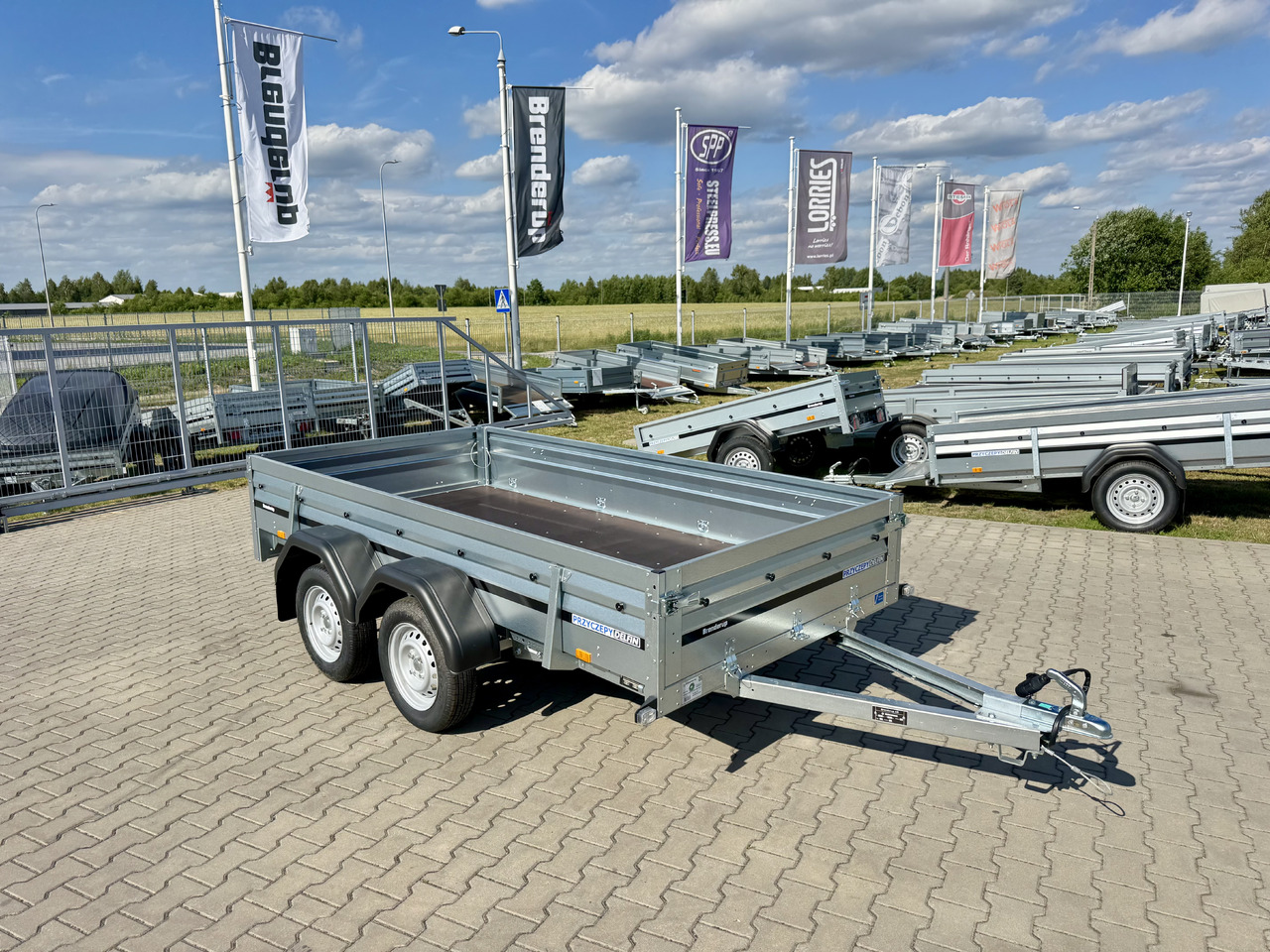 BRENDERUP 2300 STUB - przyczepa skrzyniowa 2 osie / 302 x 150 cm / 750 kg - Прицеп бортовой/ Платформа: фото 1 BRENDERUP 2300 STUB - przyczepa skrzyniowa 2 osie / 302 x 150 cm / 750 kg - Прицеп бортовой/ Платформа: фото 1
