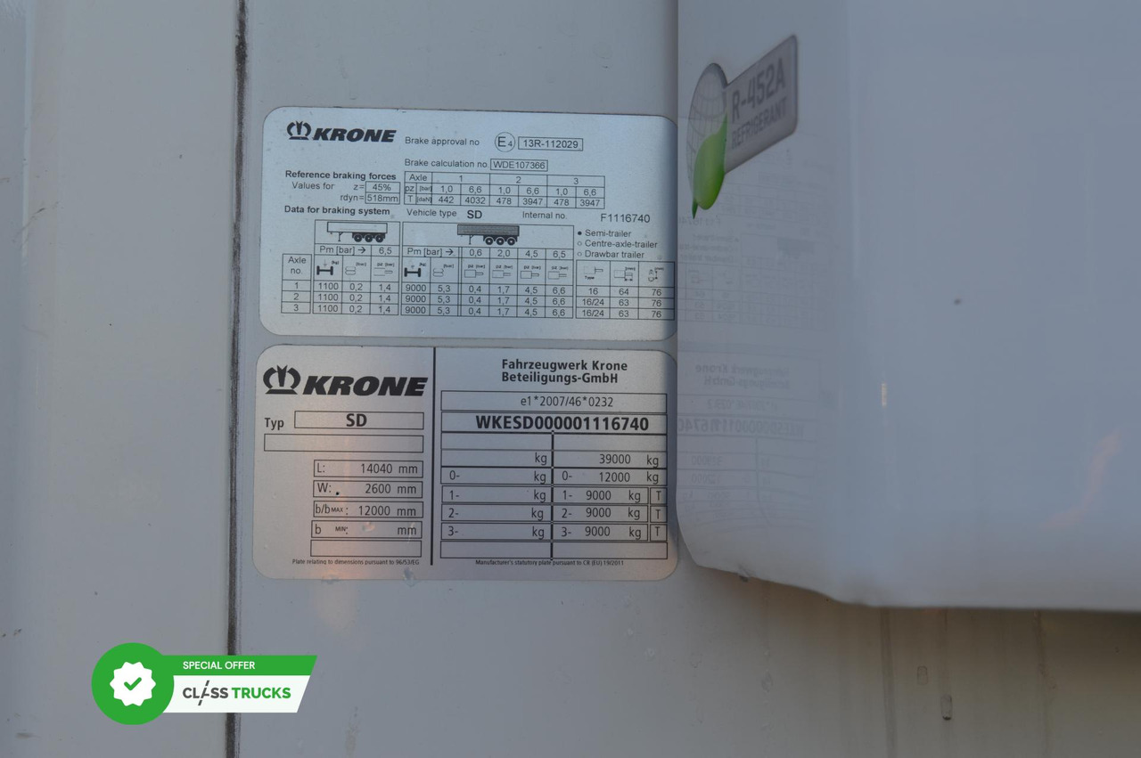 Krone SDR Cool Liner FP 45 ThermoKing SLXi 300 в лизинг Krone SDR Cool Liner FP 45 ThermoKing SLXi 300: фото 18 Krone SDR Cool Liner FP 45 ThermoKing SLXi 300 в лизинг Krone SDR Cool Liner FP 45 ThermoKing SLXi 300: фото 18