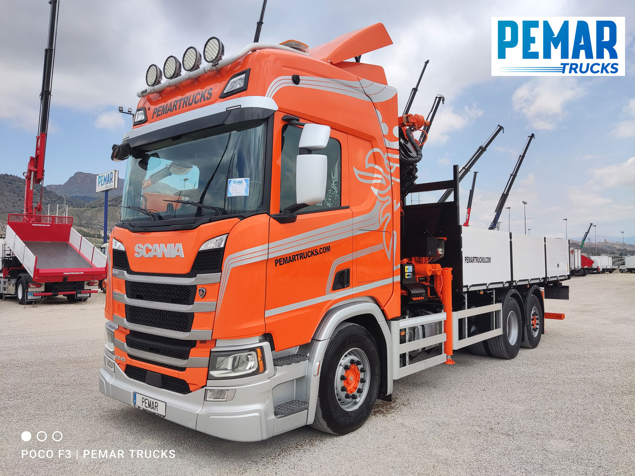 SCANIA R 540 6X2 GRUA CAJA FIJA - Грузовик бортовой/ Платформа, Автоманипулятор: фото 2 SCANIA R 540 6X2 GRUA CAJA FIJA - Грузовик бортовой/ Платформа, Автоманипулятор: фото 2