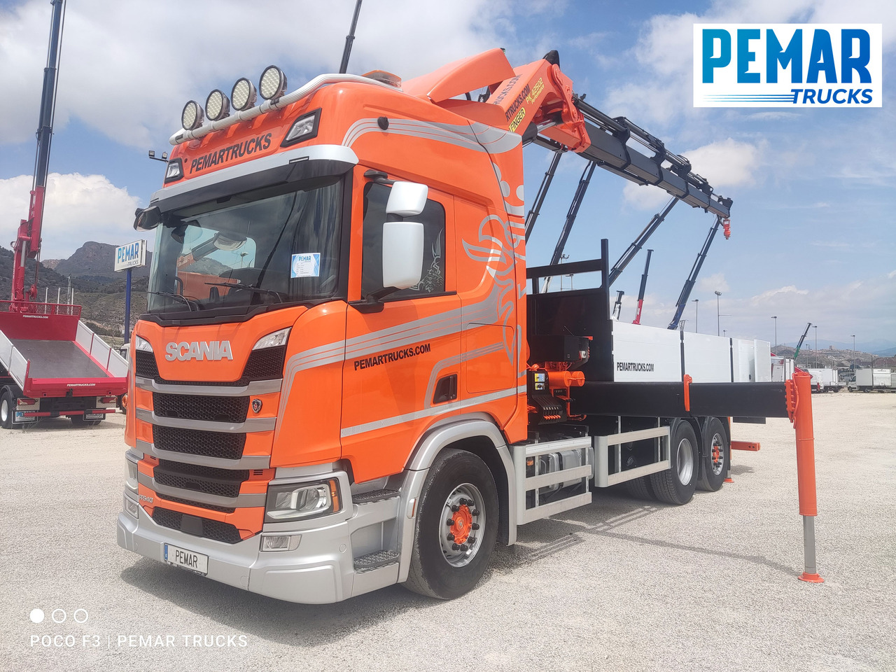 SCANIA R 540 6X2 GRUA CAJA FIJA - Грузовик бортовой/ Платформа, Автоманипулятор: фото 1 SCANIA R 540 6X2 GRUA CAJA FIJA - Грузовик бортовой/ Платформа, Автоманипулятор: фото 1