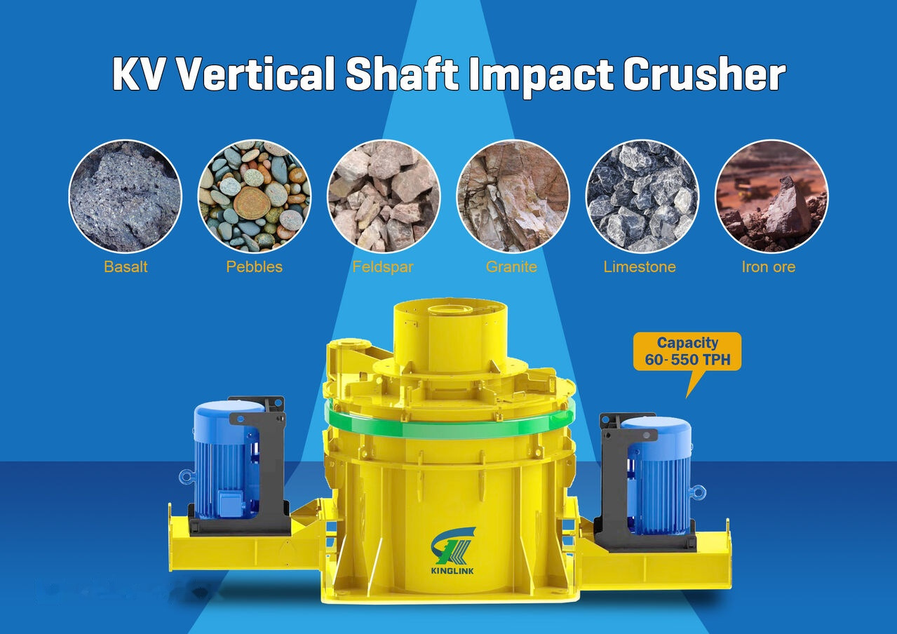 Kinglink KV85 Vertical Shaft Impact (VSI) Crusher - Дробилка: фото 1 Kinglink KV85 Vertical Shaft Impact (VSI) Crusher - Дробилка: фото 1