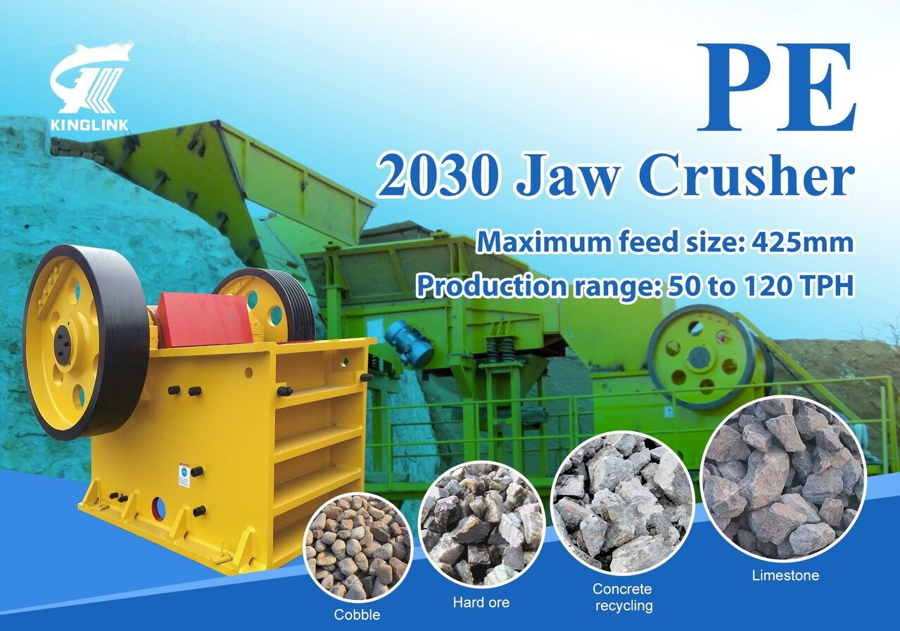 Kinglink PE500x750 | PE2030 Trio Type Jaw Crusher - Щековая дробилка: фото 1 Kinglink PE500x750 | PE2030 Trio Type Jaw Crusher - Щековая дробилка: фото 1