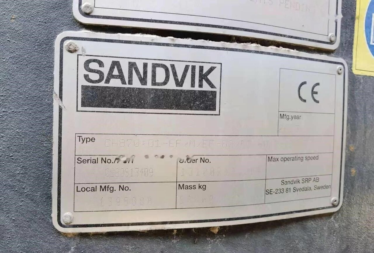 Sandvik CH870 - Конусная дробилка: фото 2 Sandvik CH870 - Конусная дробилка: фото 2