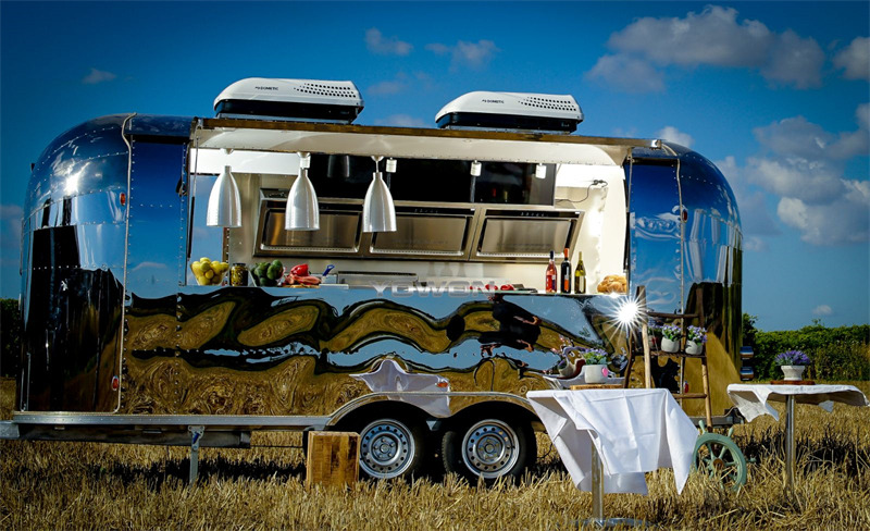 Yowon commercial food vending trailer Airstream type food truck - Торговый прицеп: фото 3 Yowon commercial food vending trailer Airstream type food truck - Торговый прицеп: фото 3