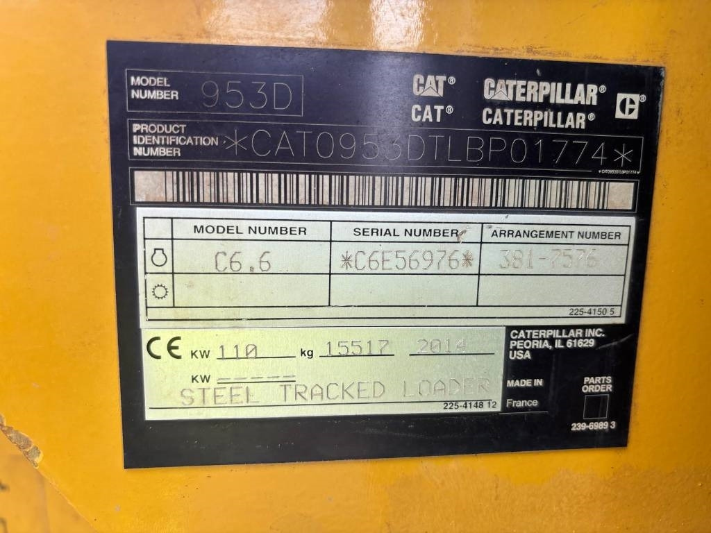 Гусеничный погрузчик CAT 953 D: фото 7 Гусеничный погрузчик CAT 953 D: фото 7