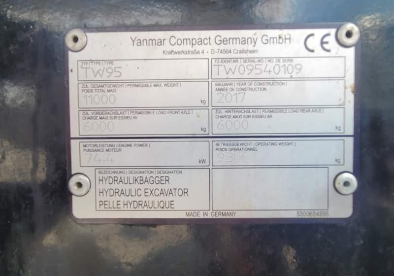 Schaeff TW95 / SPROWADZONA Z FRANCJI/ 6 500 MTH - Колёсный экскаватор: фото 2 Schaeff TW95 / SPROWADZONA Z FRANCJI/ 6 500 MTH - Колёсный экскаватор: фото 2