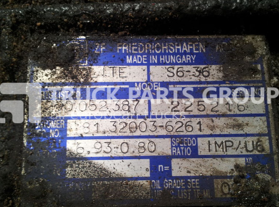 MAN TGL, TGM, TGS, L2000, 8.163, 12.224 gearbox S6-36 gearbox - Коробка передач для Грузовиков: фото 2 MAN TGL, TGM, TGS, L2000, 8.163, 12.224 gearbox S6-36 gearbox - Коробка передач для Грузовиков: фото 2