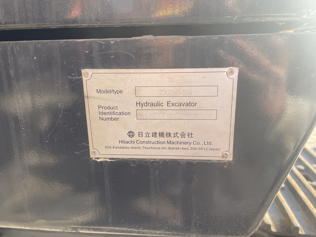 HITACHI ZX200-5G - Гусеничный экскаватор: фото 2 HITACHI ZX200-5G - Гусеничный экскаватор: фото 2