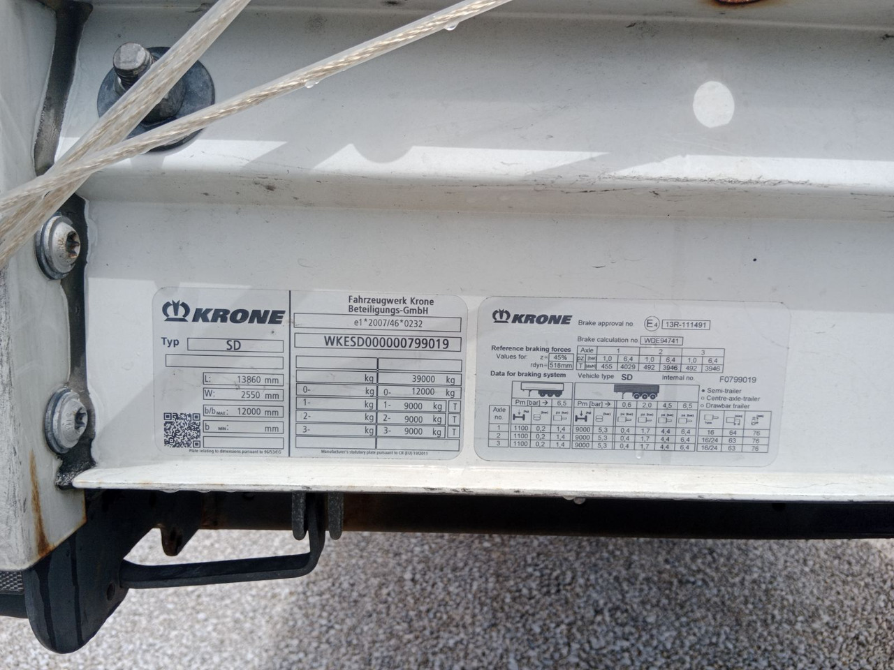 KRONE - Тентованный полуприцеп: фото 5 KRONE - Тентованный полуприцеп: фото 5