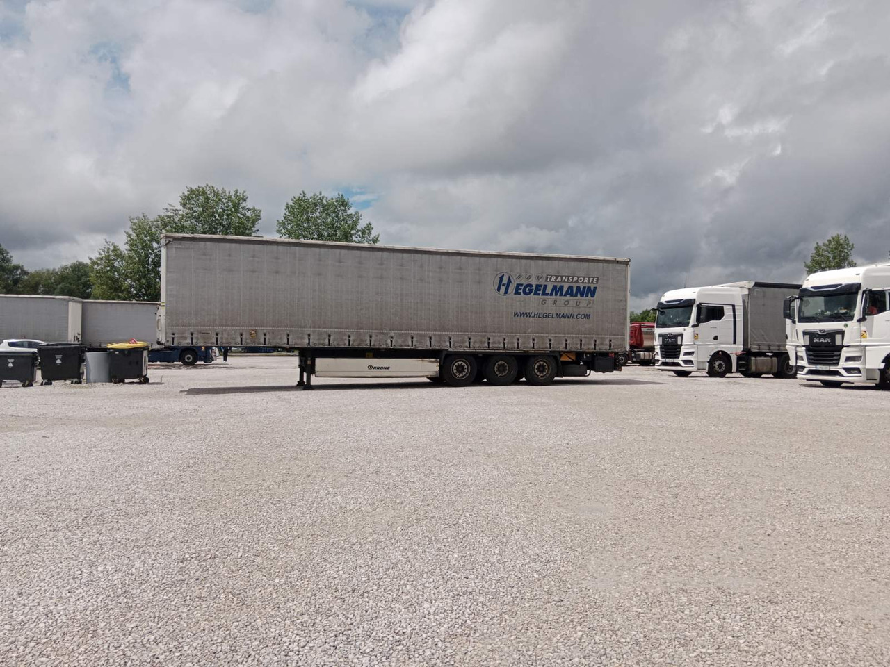 KRONE - Тентованный полуприцеп: фото 1 KRONE - Тентованный полуприцеп: фото 1