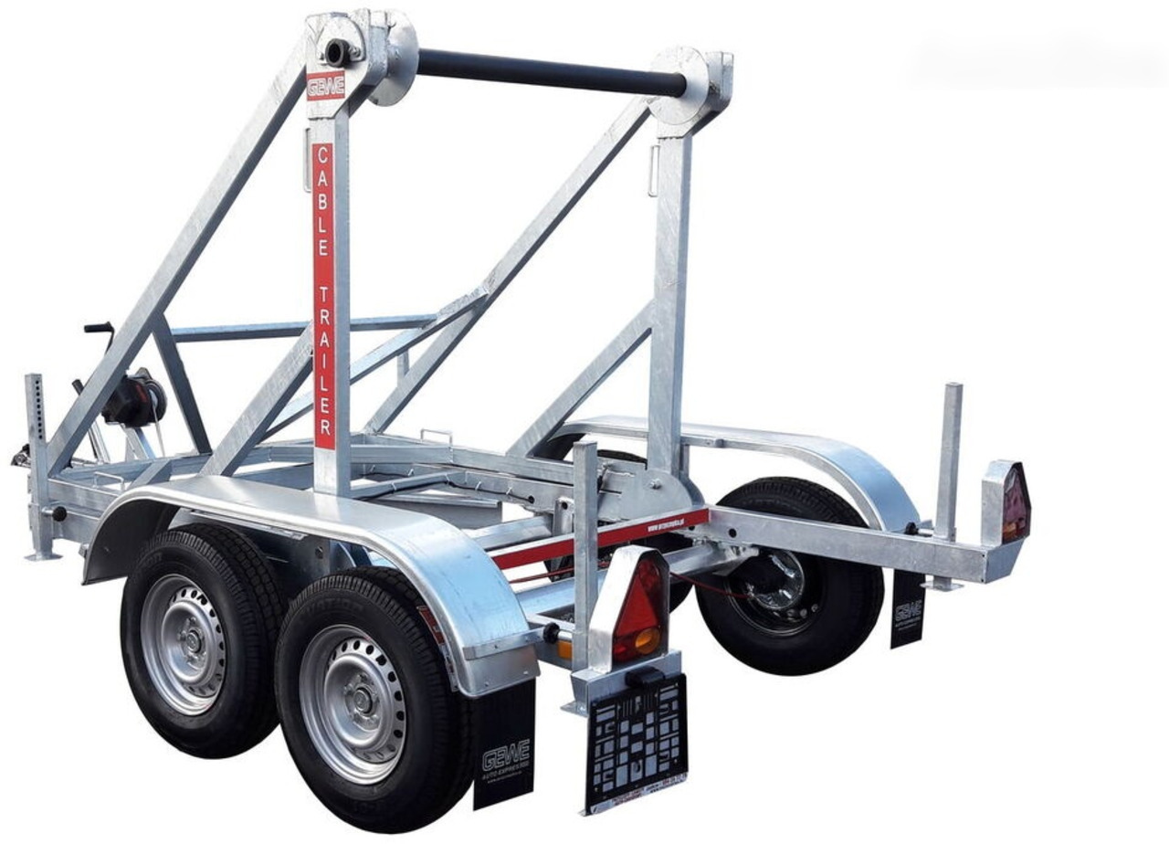 Gewe Przyczepa kablowa P3500 D/1 do przewozu bębnów kablowych - Кабельный транспортер: фото 3 Gewe Przyczepa kablowa P3500 D/1 do przewozu bębnów kablowych - Кабельный транспортер: фото 3