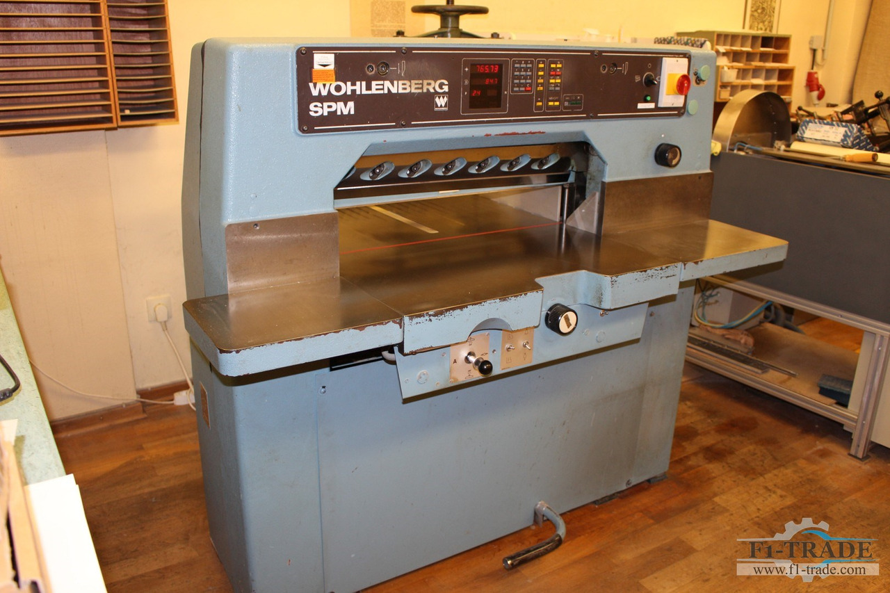 Wohlenberg 76 SPM - Бумагорезательная машина: фото 2 Wohlenberg 76 SPM - Бумагорезательная машина: фото 2
