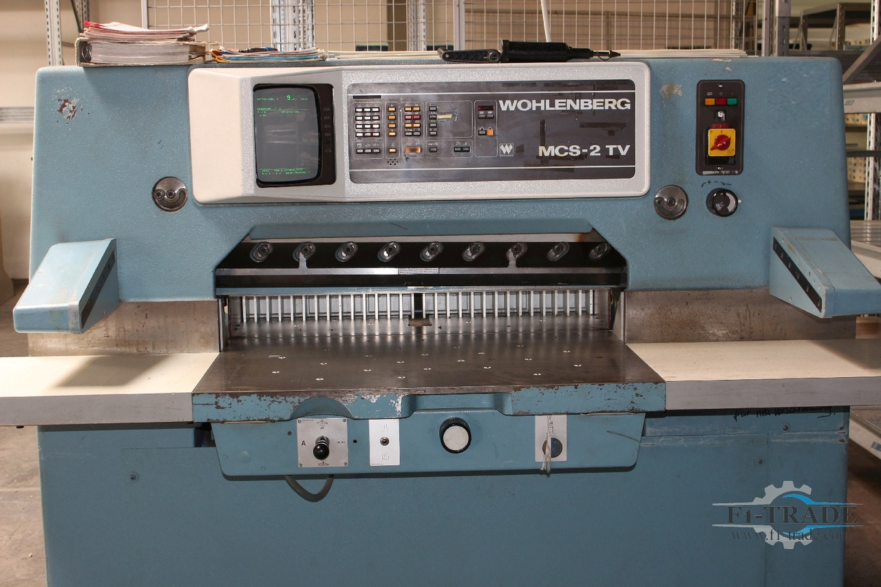 Wohlenberg 92 MCS-TV - Бумагорезательная машина: фото 2 Wohlenberg 92 MCS-TV - Бумагорезательная машина: фото 2