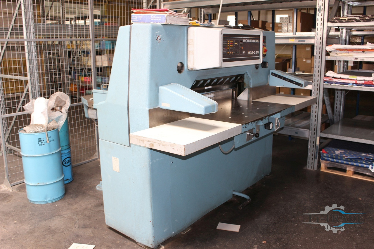 Wohlenberg 92 MCS-TV - Бумагорезательная машина: фото 3 Wohlenberg 92 MCS-TV - Бумагорезательная машина: фото 3