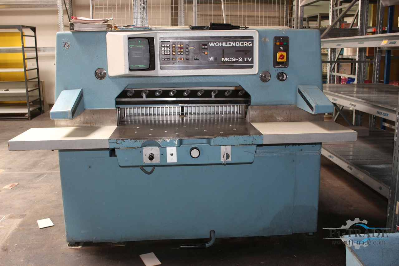 Wohlenberg 92 MCS-TV - Бумагорезательная машина: фото 1 Wohlenberg 92 MCS-TV - Бумагорезательная машина: фото 1