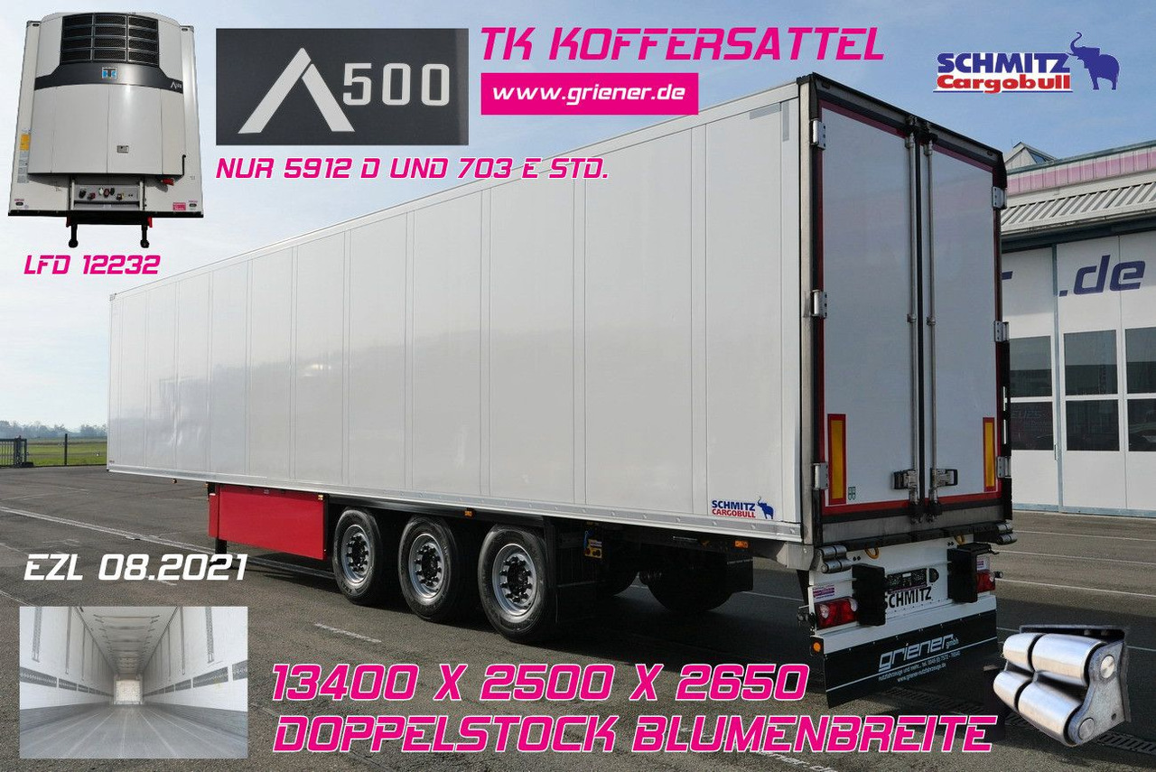 Schmitz Cargobull SKO 24/DOPPELSTOCK BLUMEN TK A500 DRP FP 45 - Полуприцеп-рефрижератор: фото 1 Schmitz Cargobull SKO 24/DOPPELSTOCK BLUMEN TK A500 DRP FP 45 - Полуприцеп-рефрижератор: фото 1