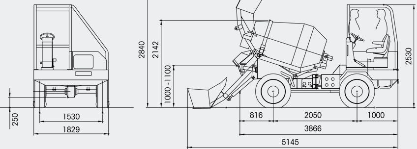 Carmix ONE - Автобетоносмеситель: фото 3 Carmix ONE - Автобетоносмеситель: фото 3