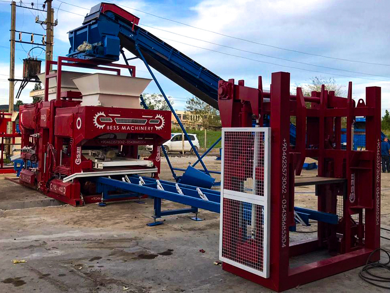 Automatic Paving Block Machine | PRS-402 - Вибропресс: фото 4 Automatic Paving Block Machine | PRS-402 - Вибропресс: фото 4