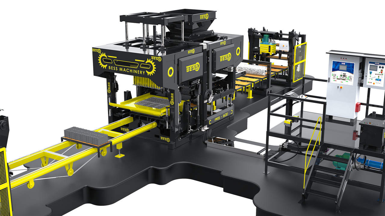 Fully Automatic Hollow Block Machine | PRS-600 - Вибропресс: фото 4 Fully Automatic Hollow Block Machine | PRS-600 - Вибропресс: фото 4