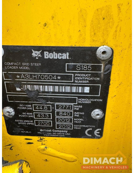 Погрузчик Bobcat S185 Schranklader - 4 cil. Kubota motor - high flow - laadbak - CE keurmerk: фото 10 Погрузчик Bobcat S185 Schranklader - 4 cil. Kubota motor - high flow - laadbak - CE keurmerk: фото 10