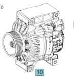 Alternator do MERCEDES OM 470 Używany Actros Setra Arocs - Двигатель: фото 1 Alternator do MERCEDES OM 470 Używany Actros Setra Arocs - Двигатель: фото 1