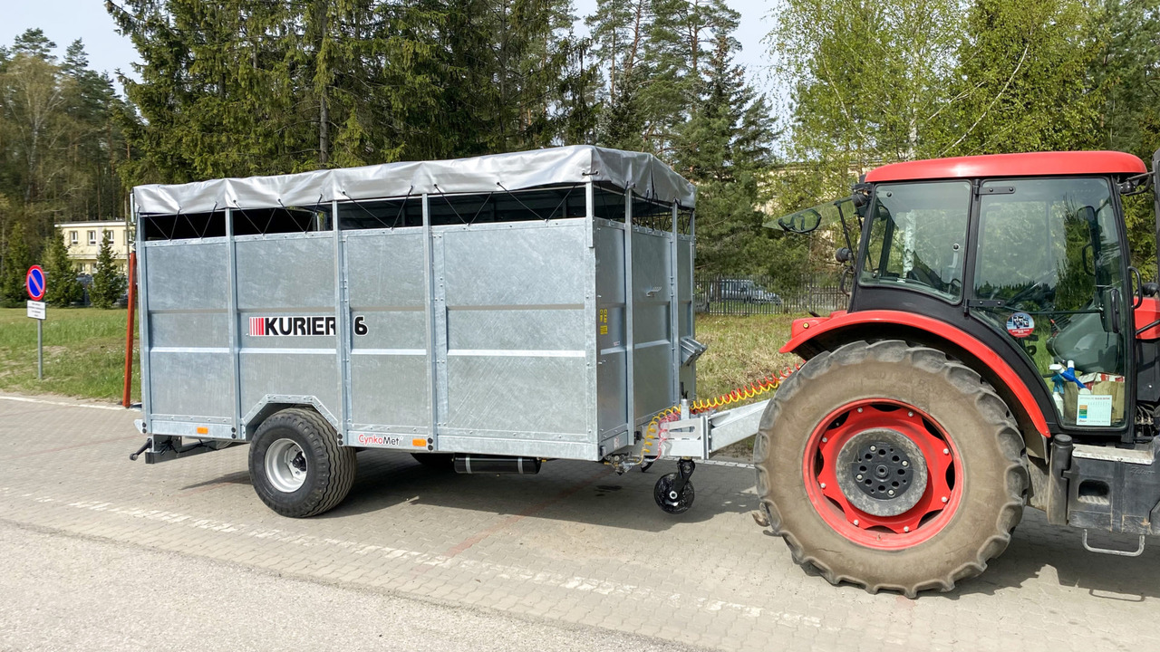 Cynkomet Viehanhänger / Livestock trailer / Remorque bétaillère / Remolque ganadero / Rimorchio per bestiame / Прицеп для перевозки животных / Przyczepa do przewozu zwierząt - Прицеп для перевозки животных: фото 4 Cynkomet Viehanhänger / Livestock trailer / Remorque bétaillère / Remolque ganadero / Rimorchio per bestiame / Прицеп для перевозки животных / Przyczepa do przewozu zwierząt - Прицеп для перевозки животных: фото 4