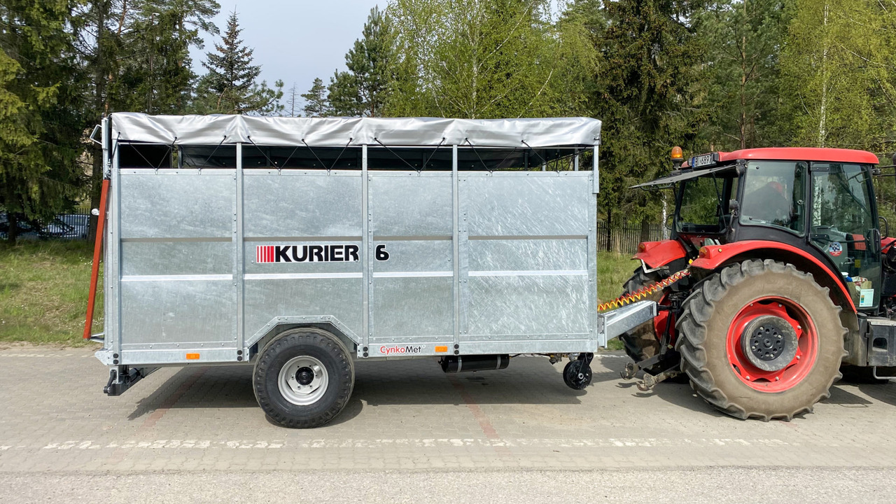 Cynkomet Viehanhänger / Livestock trailer / Remorque bétaillère / Remolque ganadero / Rimorchio per bestiame / Прицеп для перевозки животных / Przyczepa do przewozu zwierząt - Прицеп для перевозки животных: фото 5 Cynkomet Viehanhänger / Livestock trailer / Remorque bétaillère / Remolque ganadero / Rimorchio per bestiame / Прицеп для перевозки животных / Przyczepa do przewozu zwierząt - Прицеп для перевозки животных: фото 5