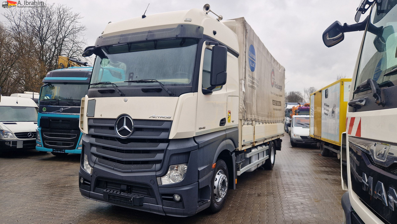 Mercedes-Benz 1845 Retarder Klima, Kühlschrank Edscha, Retarder, LBW, Zustand gut - Тентованный грузовик: фото 1 Mercedes-Benz 1845 Retarder Klima, Kühlschrank Edscha, Retarder, LBW, Zustand gut - Тентованный грузовик: фото 1