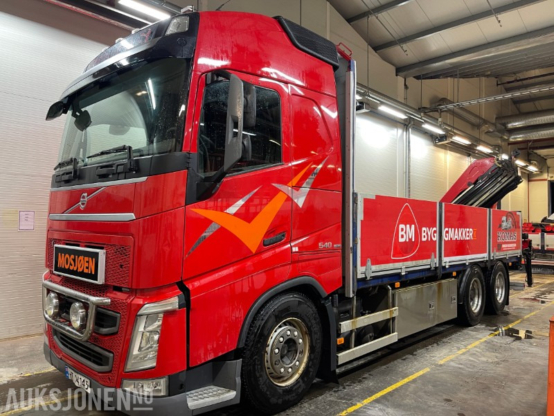 2014 Volvo FH540 6X2 Planbil med HMF 2120 kran, Eu godkjent til 31.05.2026 - Автоманипулятор: фото 2 2014 Volvo FH540 6X2 Planbil med HMF 2120 kran, Eu godkjent til 31.05.2026 - Автоманипулятор: фото 2