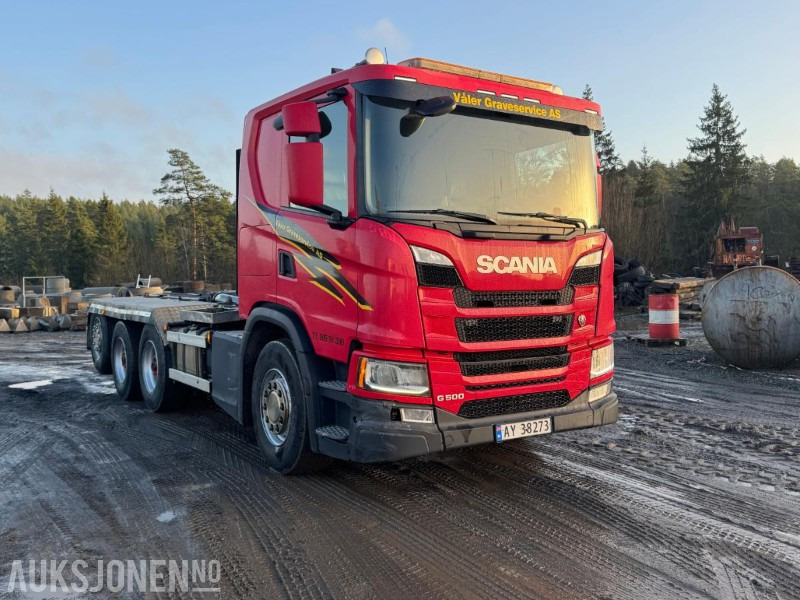 2018 SCANIA G500 TRIDEM KROKBIL JOAB, HARDOX DUMPERKASSE, SERVICEHISTORIKK, 306976 KM - Крюковой мультилифт: фото 3 2018 SCANIA G500 TRIDEM KROKBIL JOAB, HARDOX DUMPERKASSE, SERVICEHISTORIKK, 306976 KM - Крюковой мультилифт: фото 3