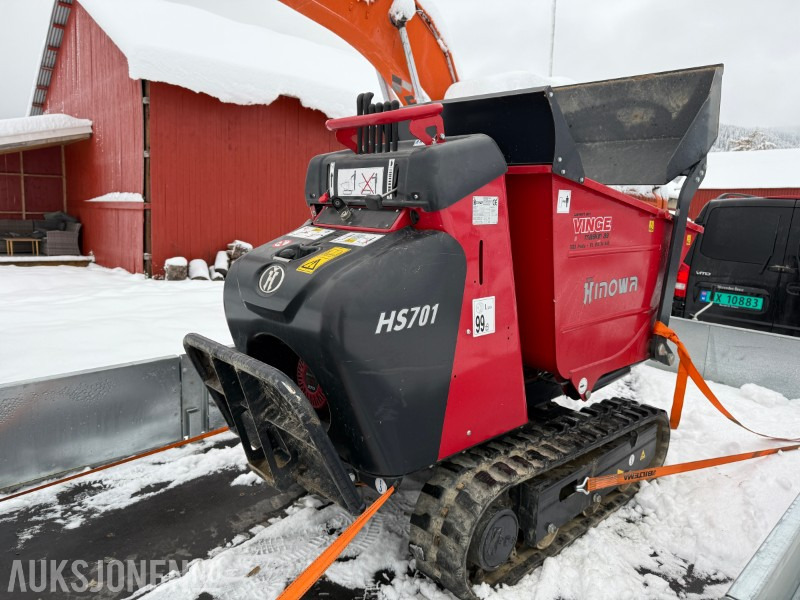 2020 Hinowa HS701 Selvlastende minidumper - Honda GX270 motor - 700 kg nyttelast - Внедорожный самосвал: фото 3 2020 Hinowa HS701 Selvlastende minidumper - Honda GX270 motor - 700 kg nyttelast - Внедорожный самосвал: фото 3