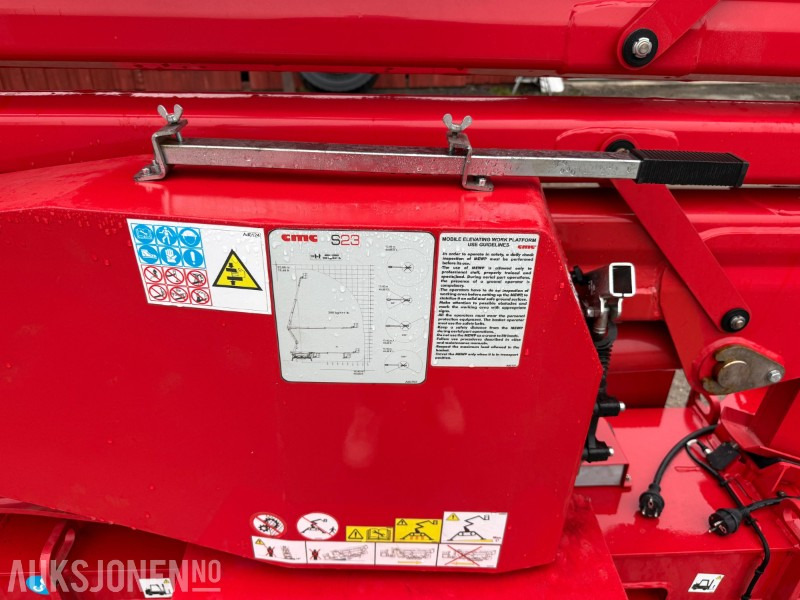 Подъёмник 2022 CMC S23 spiderlift, 23m arb.høyde, automatisk nivellering, merkefrie belter, radiokontroll, Diesel/ 230V: фото 30