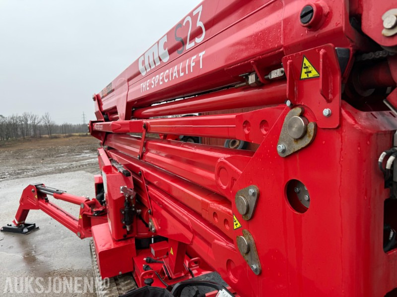 Подъёмник 2022 CMC S23 spiderlift, 23m arb.høyde, automatisk nivellering, merkefrie belter, radiokontroll, Diesel/ 230V: фото 26
