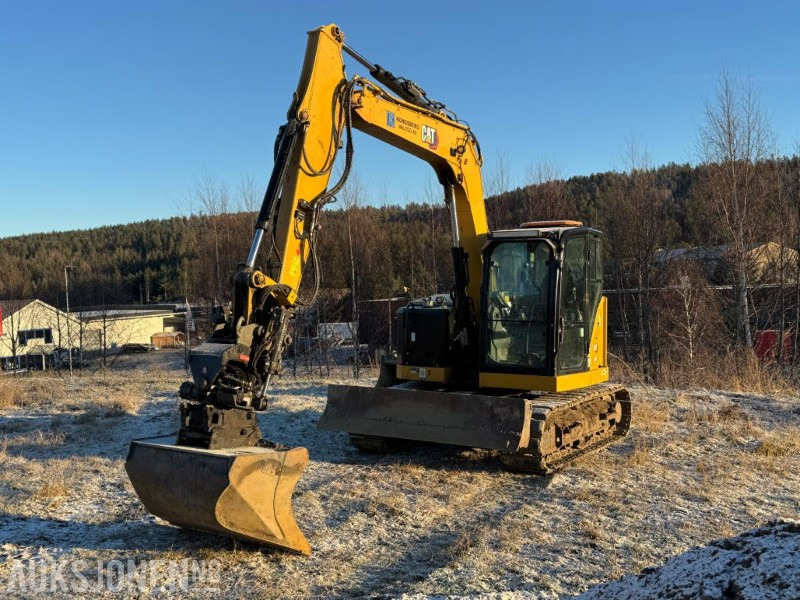 2022 Cat 308CR gravemaskin med gummipads / OilQuick / Engcon tiltrotator / 3 stk skuffer / 1334 timer - Экскаватор: фото 1 2022 Cat 308CR gravemaskin med gummipads / OilQuick / Engcon tiltrotator / 3 stk skuffer / 1334 timer - Экскаватор: фото 1