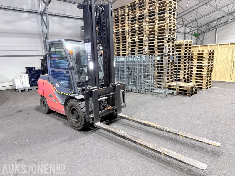 2017 Toyota 40-8FD50N - 5 tonnstruck - Kun 3080t! - Погрузочно-разгрузочная техника: фото 3 2017 Toyota 40-8FD50N - 5 tonnstruck - Kun 3080t! - Погрузочно-разгрузочная техника: фото 3