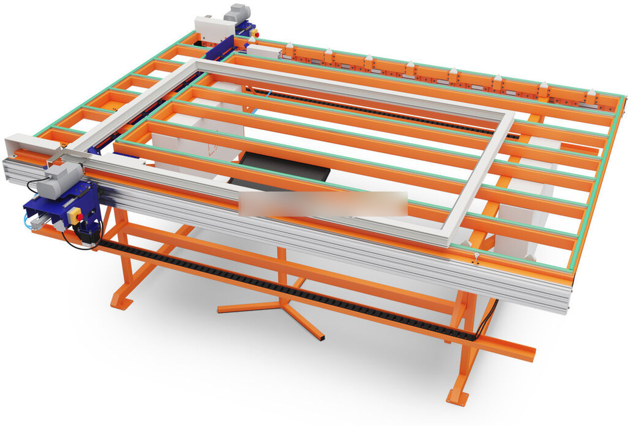 Wise Service Double-headed station for drilling holes for the impost in the frame WS402 - Станок: фото 1 Wise Service Double-headed station for drilling holes for the impost in the frame WS402 - Станок: фото 1