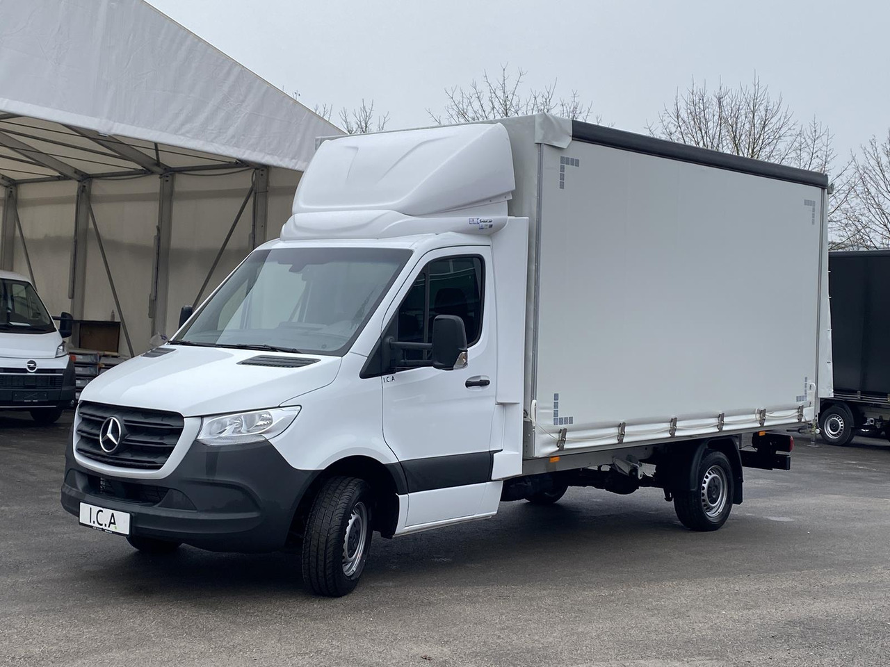 MERCEDES BENZ SPRINTER 317 CDI 170PS 1+2 PRITSCHE PLANE 4100MM - Тентованный фургон: фото 2 MERCEDES BENZ SPRINTER 317 CDI 170PS 1+2 PRITSCHE PLANE 4100MM - Тентованный фургон: фото 2