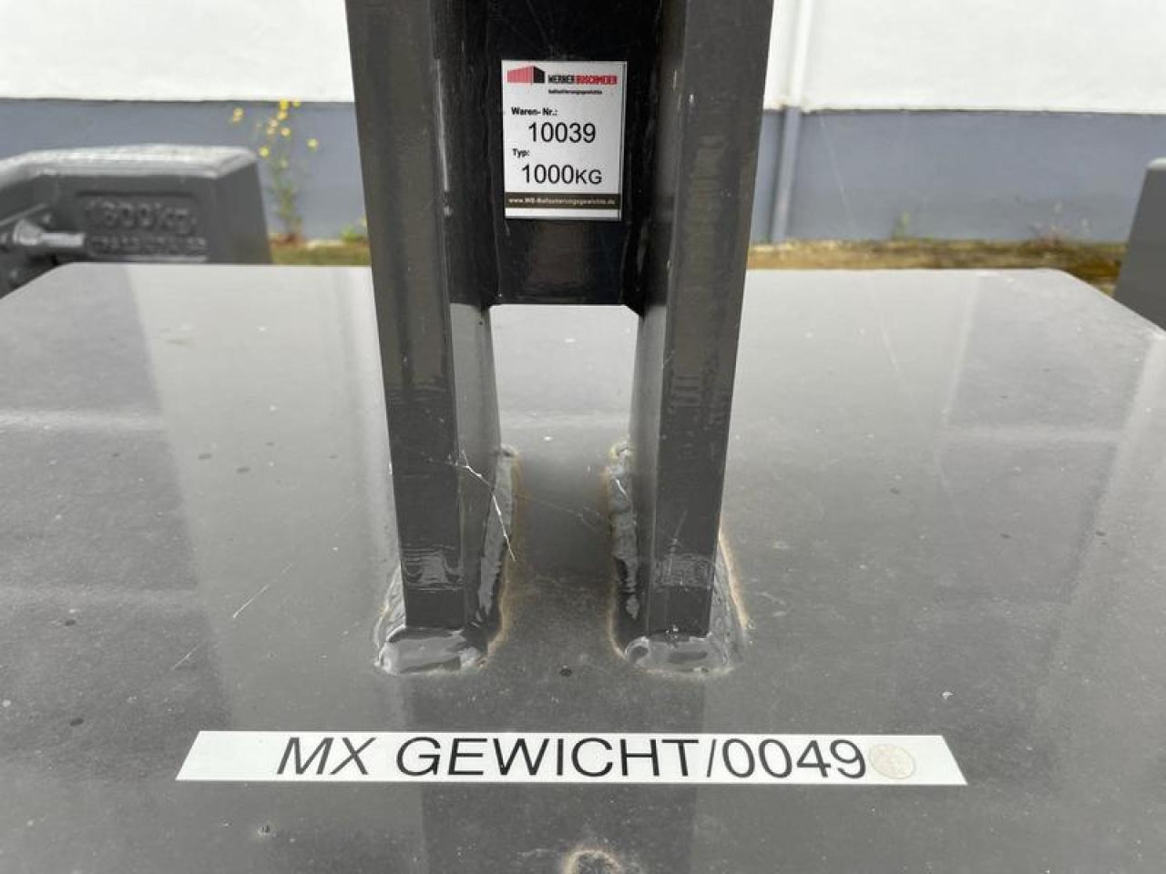 1000KG BUSCHMEIER FRONTGEWICHT - Противовес: фото 4 1000KG BUSCHMEIER FRONTGEWICHT - Противовес: фото 4