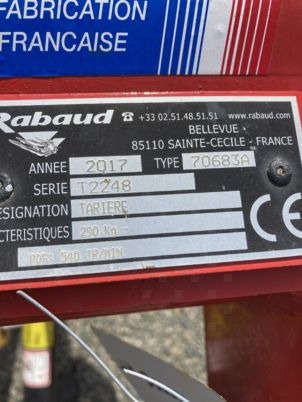 Tarière frontale Rabaud - Бур: фото 3 Tarière frontale Rabaud - Бур: фото 3