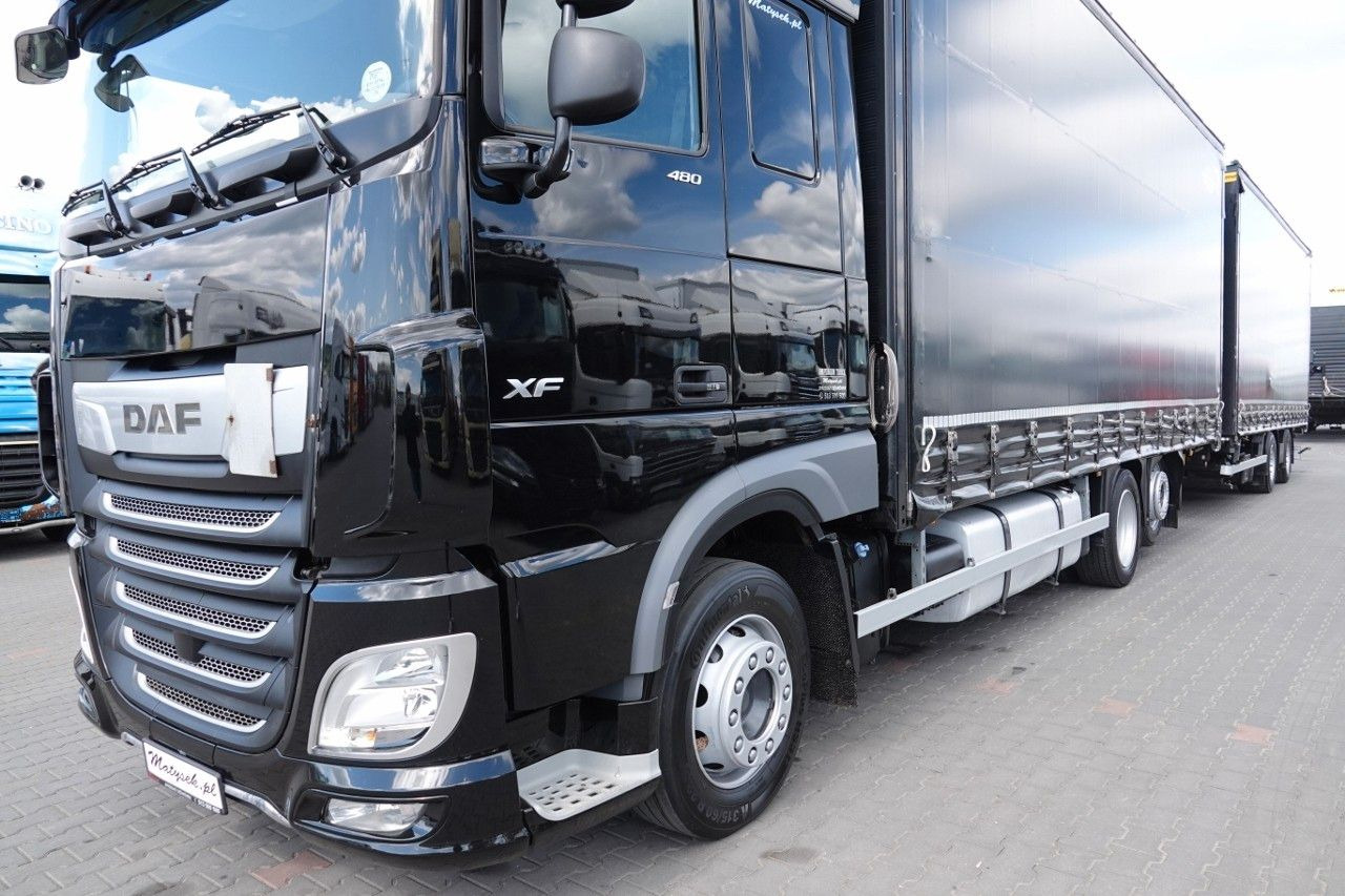 Тентованный грузовик DAF XF 480 / ZESTAW TANDEM / 120 M3 / PRZEJAZDOWY /: фото 6 Тентованный грузовик DAF XF 480 / ZESTAW TANDEM / 120 M3 / PRZEJAZDOWY /: фото 6