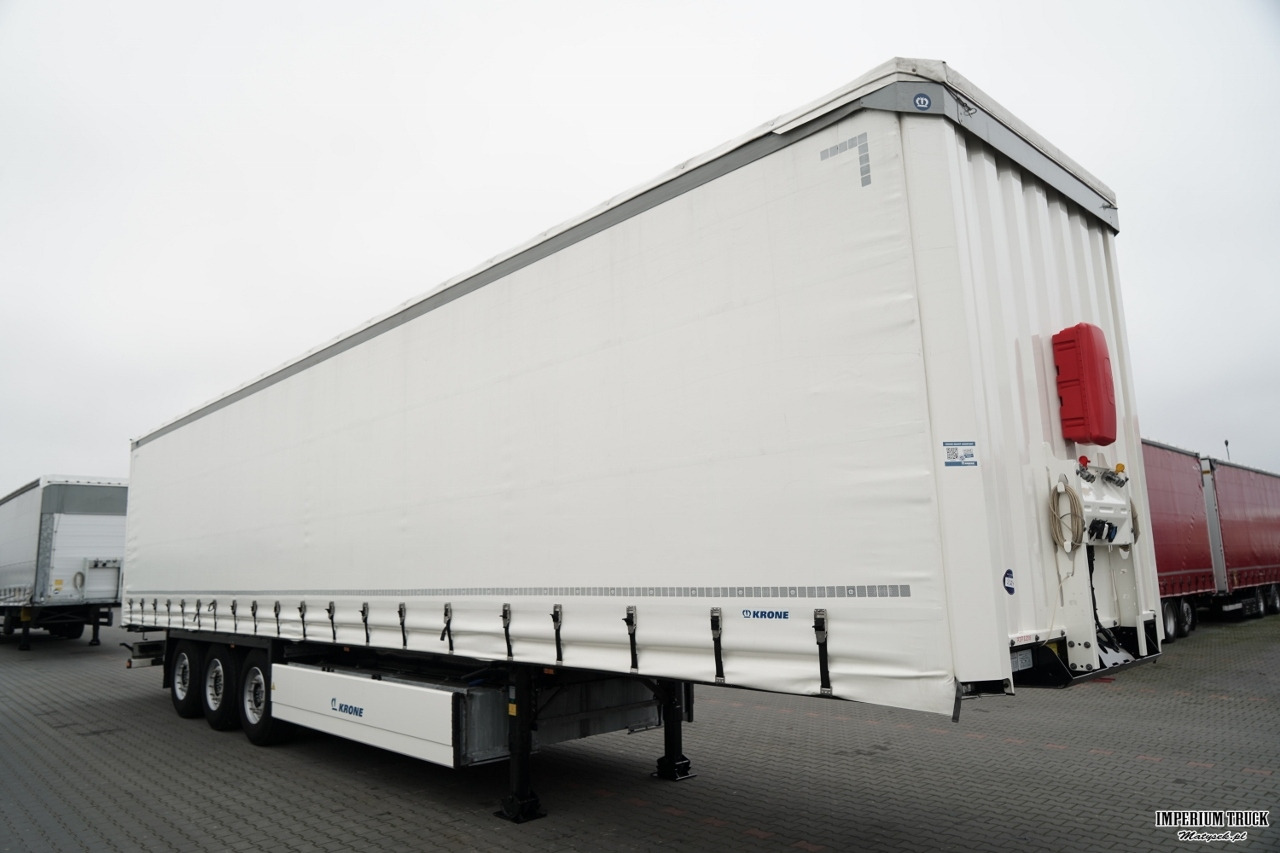 KRONE FIRANKA / 2024 ROK / KOSZ NA PALETY / 2 OSIE PODNOSZONE / MAŁO UŻYWANA / - Тентованный полуприцеп: фото 2 KRONE FIRANKA / 2024 ROK / KOSZ NA PALETY / 2 OSIE PODNOSZONE / MAŁO UŻYWANA / - Тентованный полуприцеп: фото 2