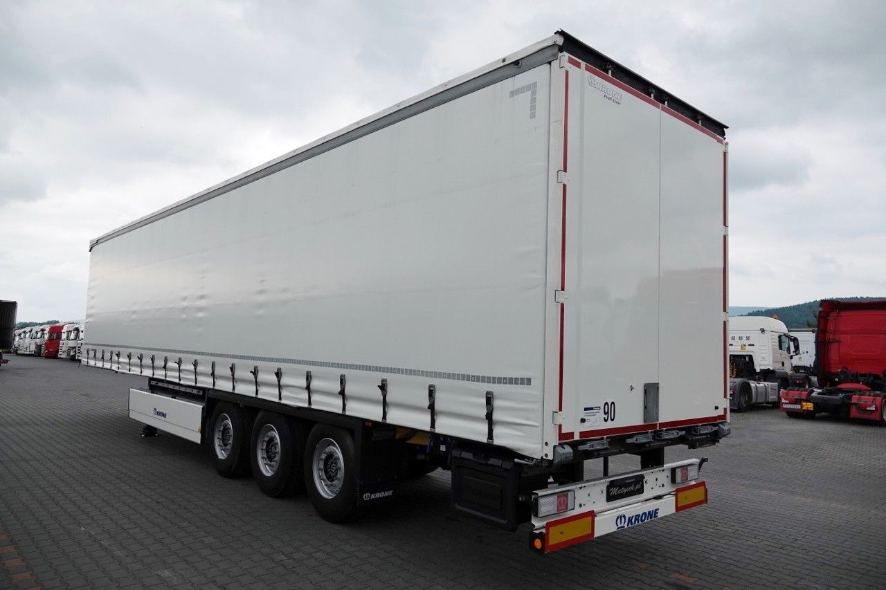 Krone FIRANKA / STANDARD / 2X OŚ PODNOSZONA - Тентованный полуприцеп: фото 3 Krone FIRANKA / STANDARD / 2X OŚ PODNOSZONA - Тентованный полуприцеп: фото 3