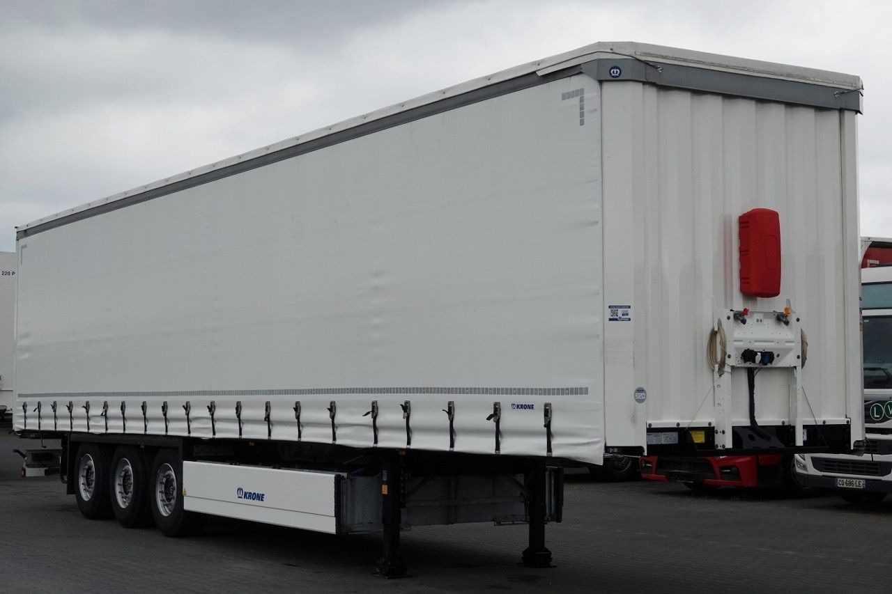 Krone FIRANKA / STANDARD / 2X OŚ PODNOSZONA - Тентованный полуприцеп: фото 1 Krone FIRANKA / STANDARD / 2X OŚ PODNOSZONA - Тентованный полуприцеп: фото 1